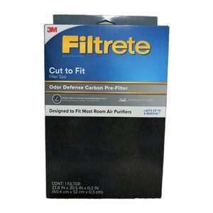 3M Filtrete Room Air Purifier Filter Cut to Size Odor Defense Carbon Pre-filter